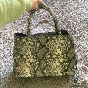 Steve Madden snakeskin print purse